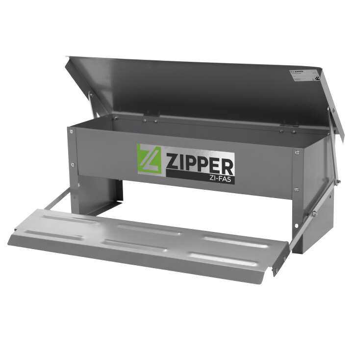 ZIPPER Futterautomat mit Trittbrett